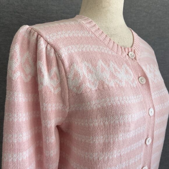 Palm Beach Lately x Sail to Sable Cardigan Sweater S Romantic Balletcore Preppy - Picture 5 of 13